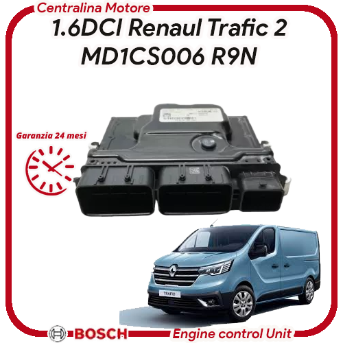 Centralina Motore Renault Trafic2 1.6DCI R9N